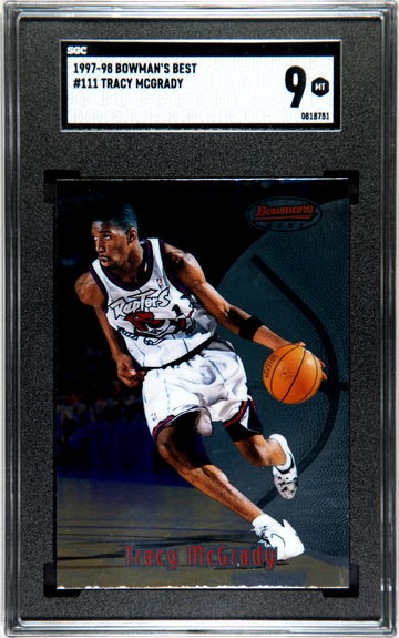 1997-98 Bowman's Best #111 Tracy McGrady SGC 9 MINT