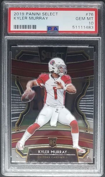 2019 Panini Select Kyler Murray #76 Concourse RC PSA Gem Mint 10 
