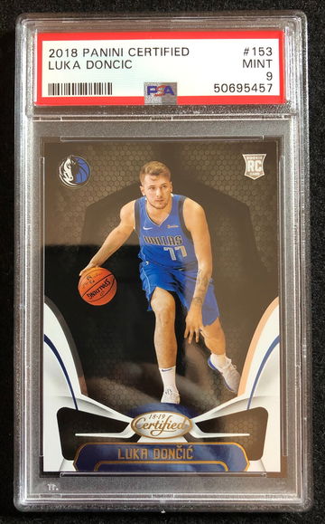 Luka Doncic 2018-19 Panini Certified RC #153 Rookie PSA 9