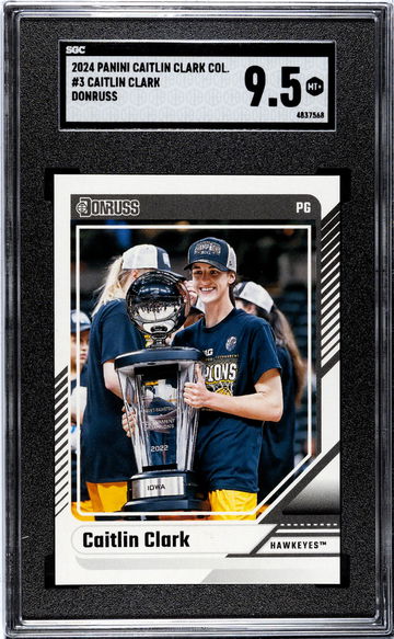 2024 Panini Caitlin Clark Collection #3 Caitlin Clark Donruss SGC 9.5