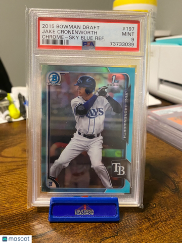 2015 Bowman Draft Jake Cronenworth #197 Sky Blue Rookie PSA 9