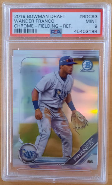 Wander Franco Bowman Chrome Refractor PSA 9