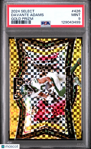 2024 Panini Select Davante Adams #426 Gold Prizm PSA 9