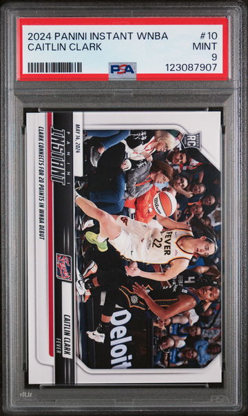 2024 Panini Instant WNBA Caitlin Clark #10 /1 PSA 9