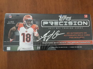 2011 Topps Precision football hobby box