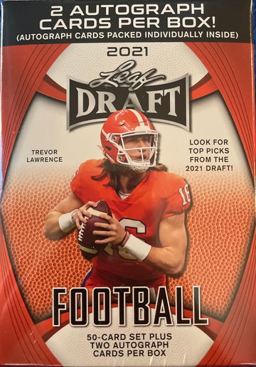 2021 Leaf Draft Football Blaster Box
