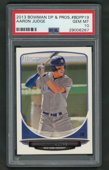 2013 Bowman Draft Picks and Prospects #BDPP19 Aaron Judge PSA 10