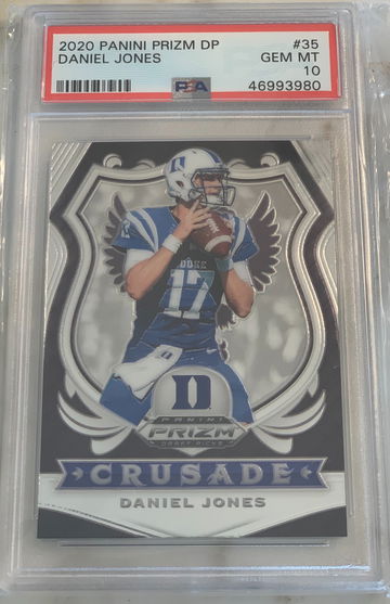 2020 Panini Prizm DP Daniel Jones PSA10