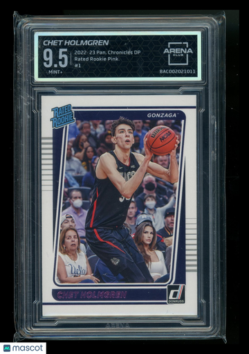 2022-23 Chronicles Draft Pick Pink Chet Holmgren #1 Arena Club 9.5
