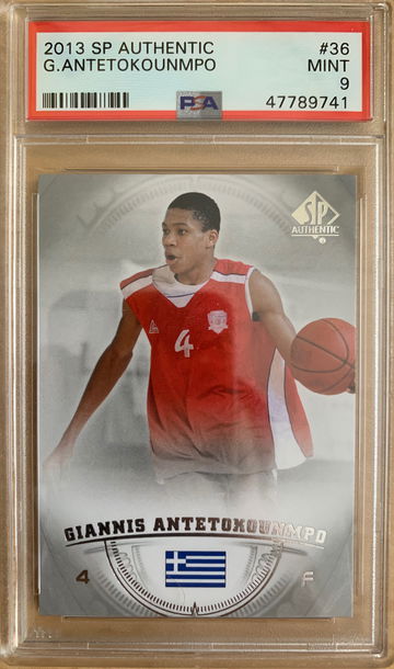 Giannis Antetokounmpo 2013 SP Authentic #36 PSA 9