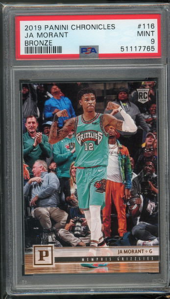 2019 Chronicles Panini Ja Morant PSA 9