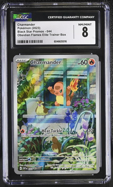2023 Pokémon Scarlet & Violet Black Star Promo Charmander #SVP044 Holo CGC 8