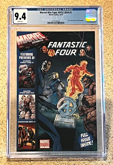 Marvel Mix-Tape: NYCC 2010 #1 CGC 9.4
