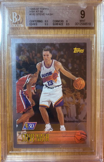 1996 Topps Steve Nash NBA 50th BGS 9