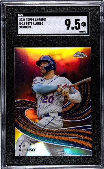 2024 Topps Chrome #S-17 Pete Alonso Strokes SGC 9.5