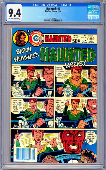 STEVE DITKO’S “HAUNTED” #52 CGC 9.4 RARE HTF STEVE DITKO CVR & ART CHARLTON 1980