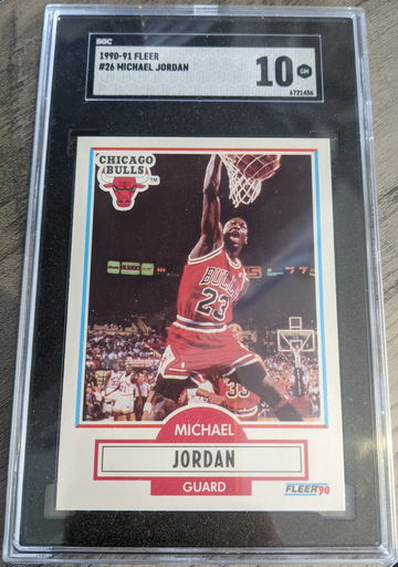 1990 Fleer 26 Michael Jordan SGC 10