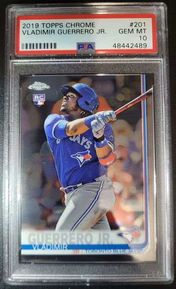 2019 Vladimir Guerrero Jr Topps Chrome #201 PSA 10