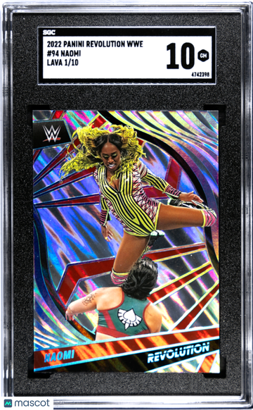 2022 Panini Revolution Wwe Naomi #94 Lava SGC 10