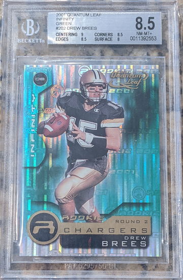 2001 Quantum Leaf Infinity Green DREW BREES 65/75#202