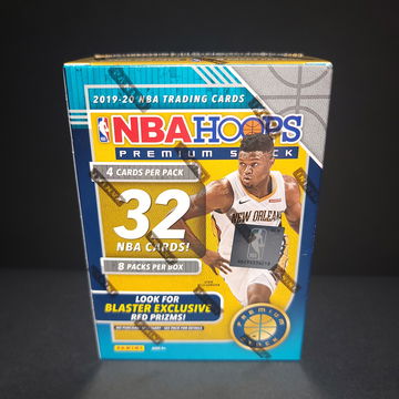 2019-20 Panini NBA Hoops Premium Stock Blue Blaster Box NEW & FACTORY SEALED