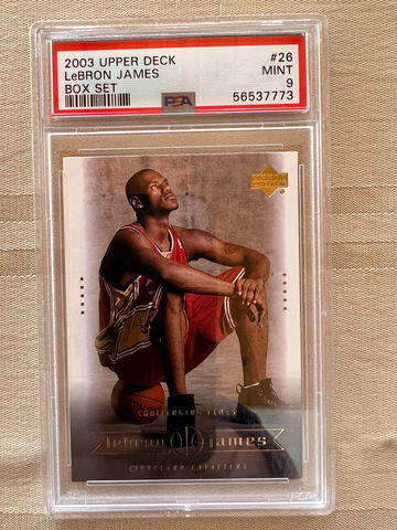 2003 LeBron James Upper Deck Box Set #26 PSA 9 Cavs Lakers