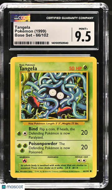 Base Set Tangela CGC 9.5 #66/102