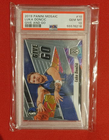 2019 Panini Mosaic Dallas Mavericks Luka Doncic Give And Go 