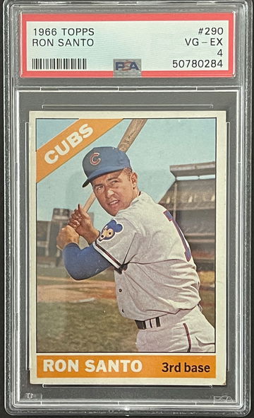 1966 Ron Santo Topps #290 PSA 4 VG-EX