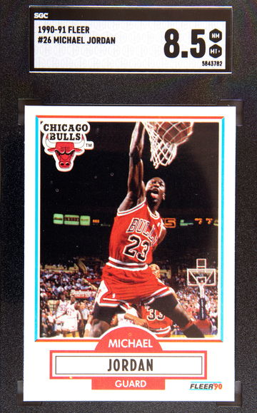 1990-91 Fleer Michael Jordan SGC 8.5