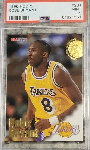 1996 Hoops Kobe Bryant RC #281 - PSA 9