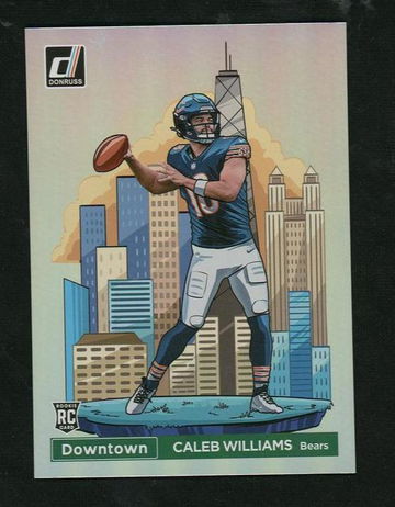 2023 Panini Donruss 21 Caleb Williams Downtown Rookie Bears