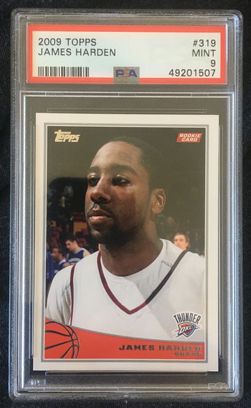 2009 Topps James Harden PSA 9 #319