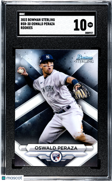 2023 Bowman Sterling Oswald Peraza #BSR-30 Rookie SGC 10