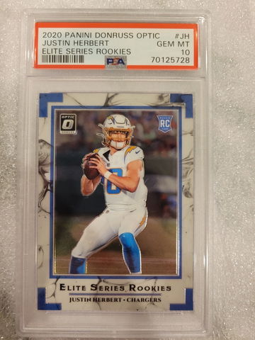 Just Herbert Optic Elite Series Rookies RC PSA 10