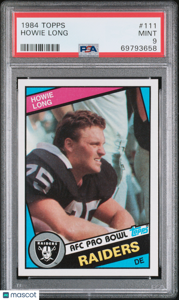 1984 Topps Howie Long #111 PSA 9