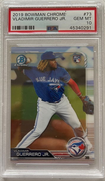 Vladimir Guerrero Jr 2019 Bowman Chrome RC PSA 10