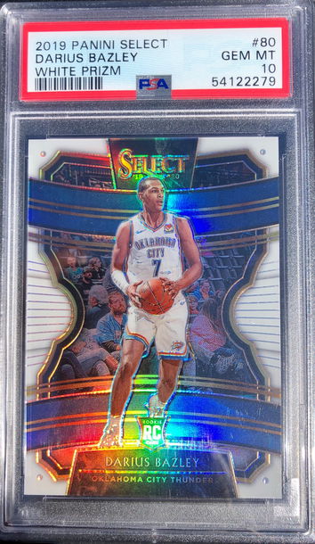 2019-20 Panini Select Darius Bazley Concourse White /149