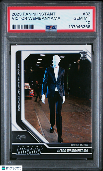 2023 Panini Instant Victor Wembanyama #32 PSA 10