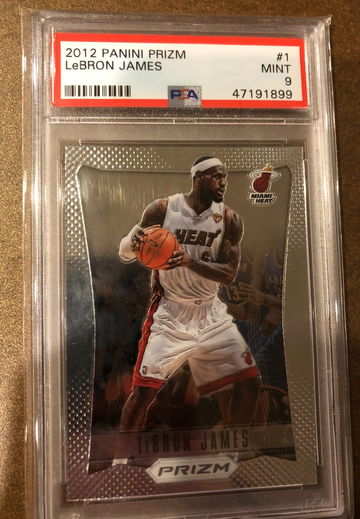 2012 Panini Prizm Lebron James #1 PSA 9 Mint