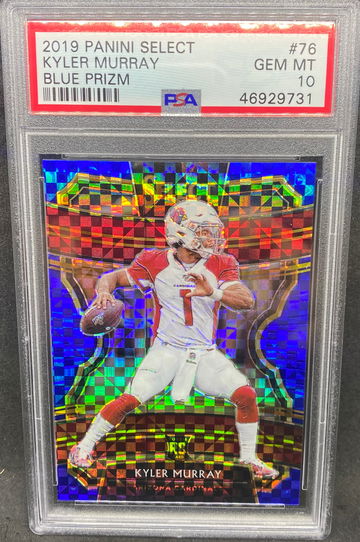 Kyler Murray prizm select blue /175