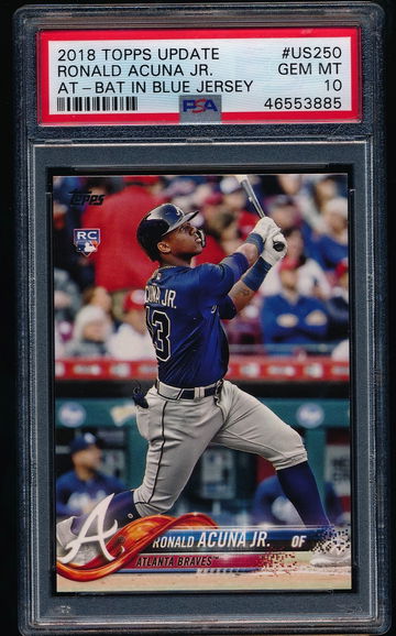 Ronald Acuna 2018 Topps Update RC PSA 10