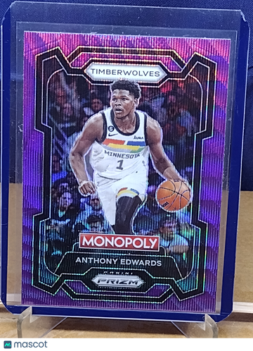 Prizm Monopoly Anthony Edwards #52 Insert