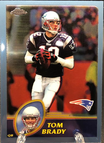 2003 Topps Chrome Tom Brady # 124