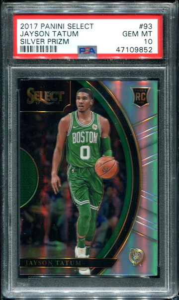 2017 Select Jayson Tatum Silver Prizm