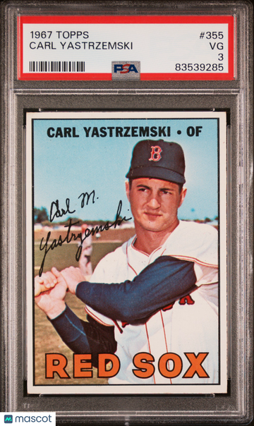 1967 Topps Carl Yastrzemski #355 PSA 3