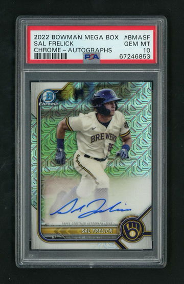 2022 Bowman Chrome Auto Sal Frelick #BMA-SF PSA 10