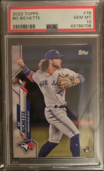 2020 Topps Bo Bichette PSA 10