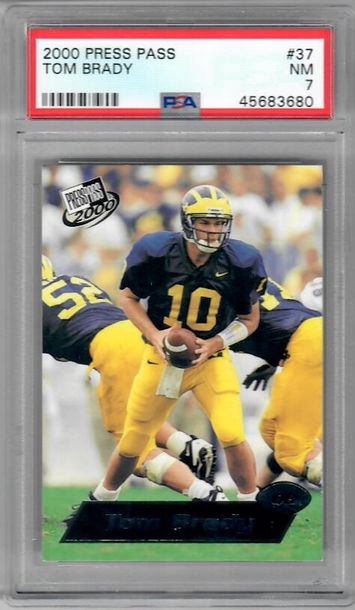 2000 Press Pass 37 Tom Brady