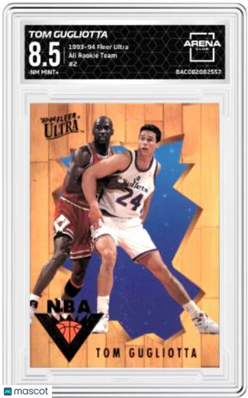1993-94 Fleer Ultra Tom Gugliotta #2 All Team Rookie All Rookie Team Arena Club 8.5
